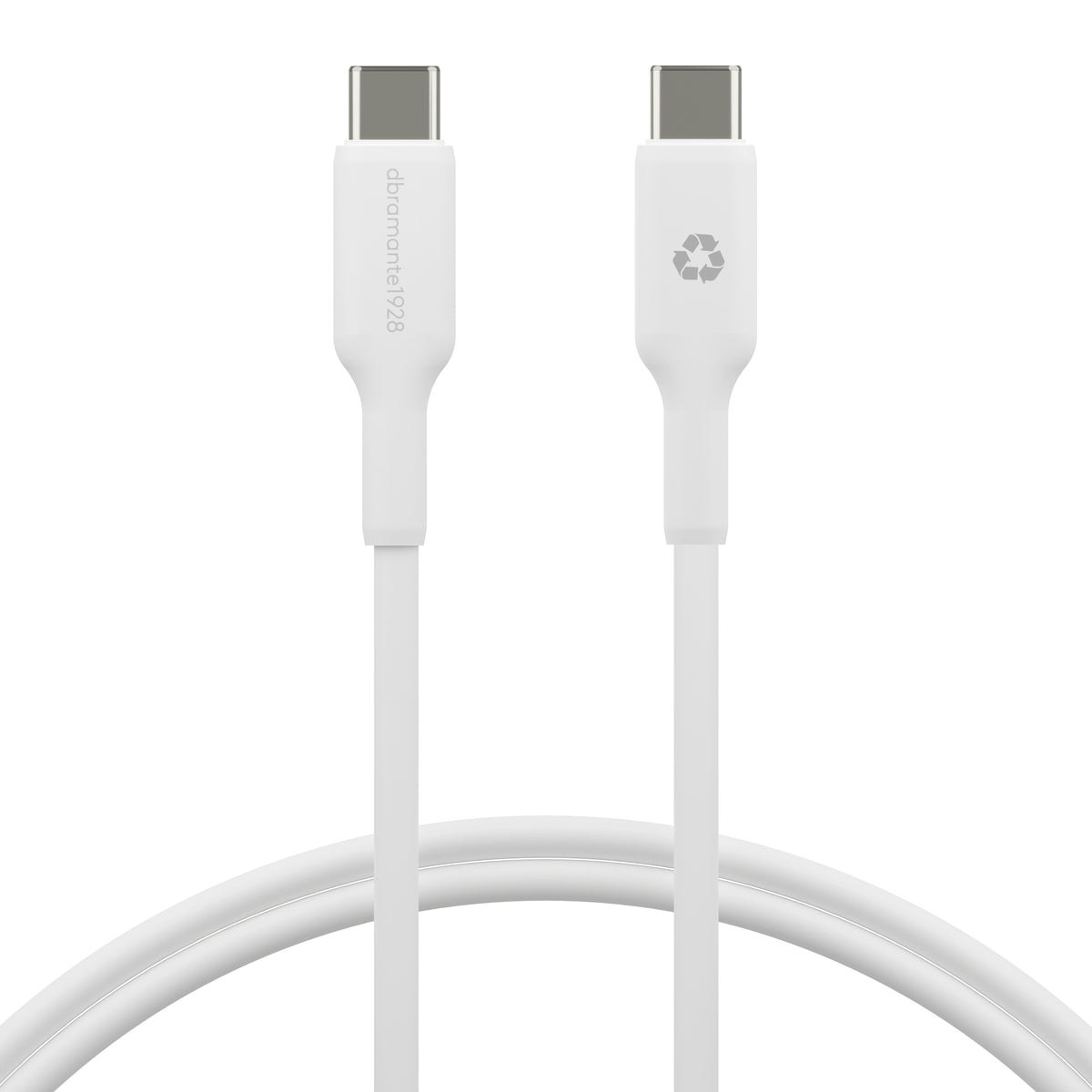 Câble USB-C vers USB-C 1m blanc - DBRAMANTE1928