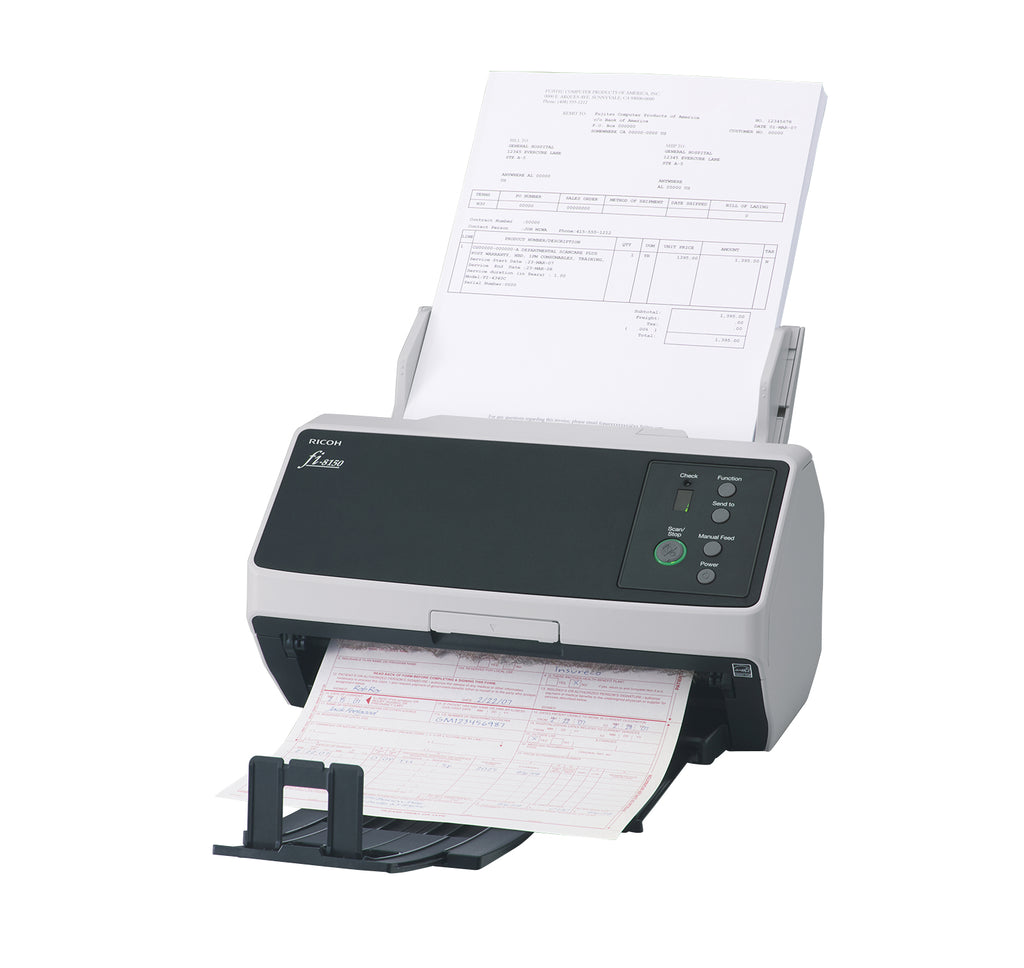 Ricoh fi-8150 Scanner - 50 ppm - 600 dpi - Recto-verso