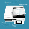 Scanner Epson DS-71000WN A3 70 ppm - WorkForce