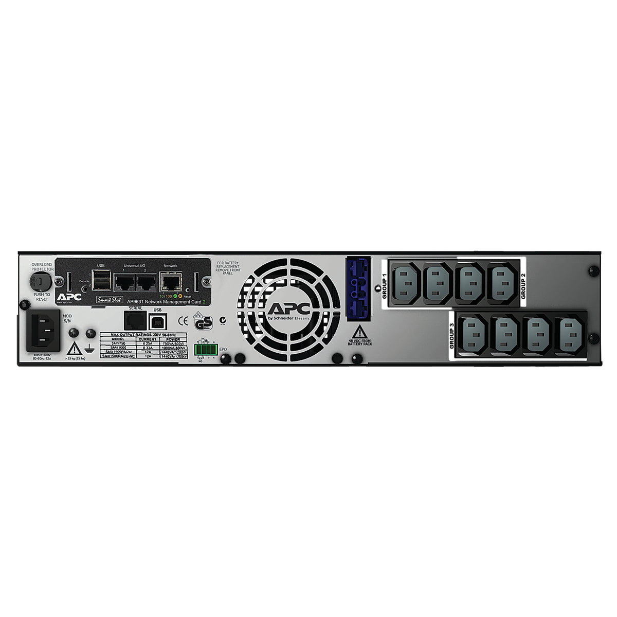 APC Smart-UPS X 1500 Rack/Tower LCD - 1200W/1500VA
