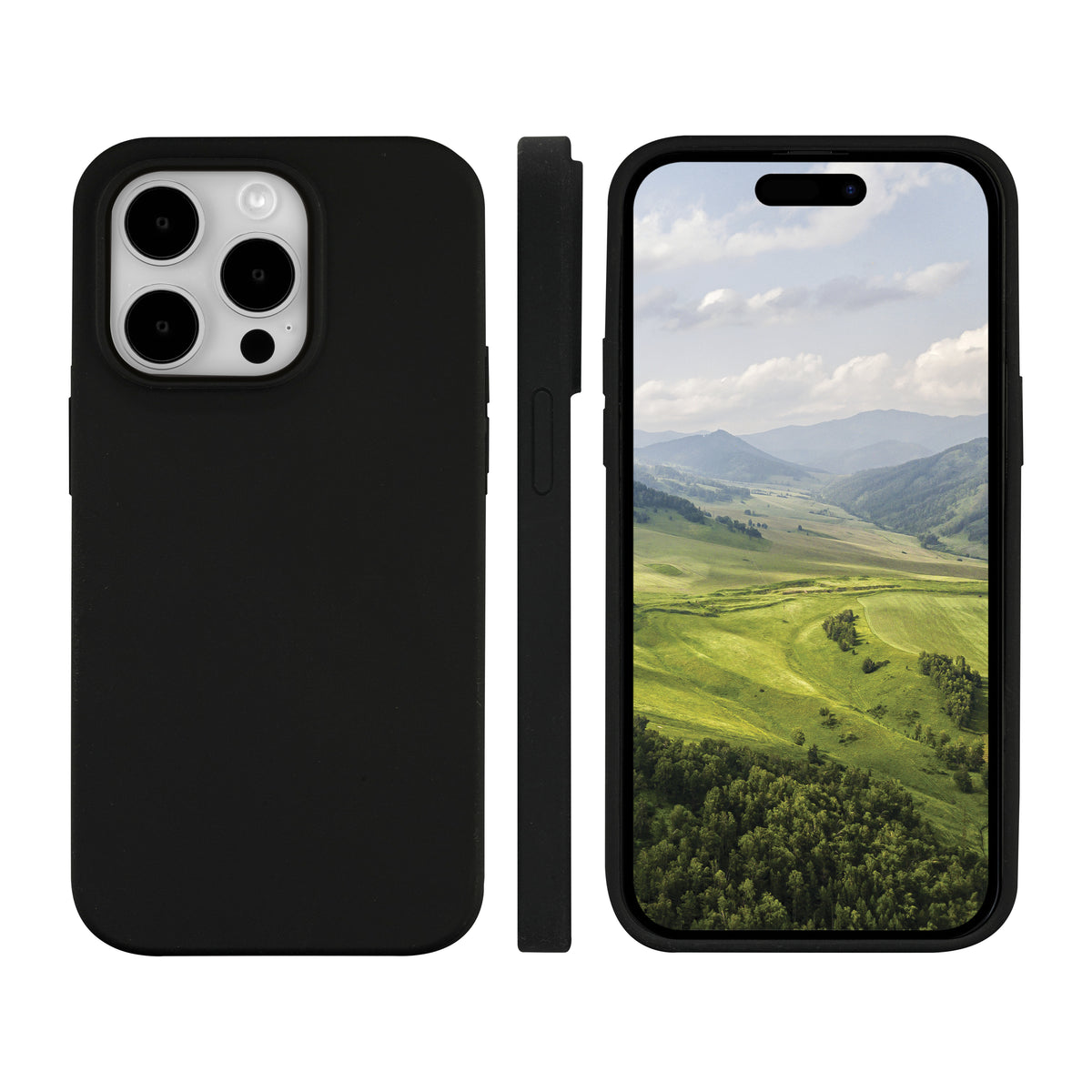 Coque iPhone 15 Pro Max MagSafe - DBRAMANTE1928 Noir Nuit