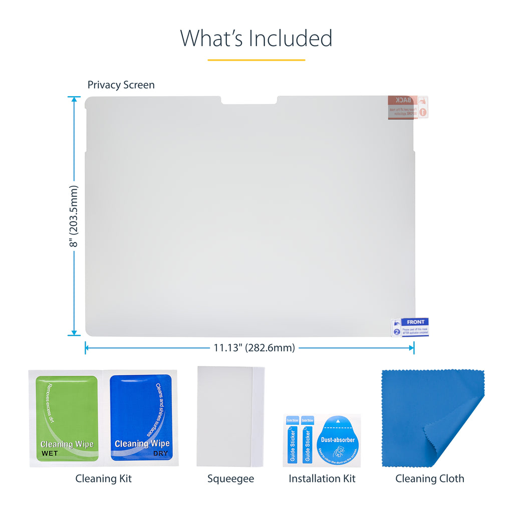 Filtre confidentialité 13" Surface Pro 8/9/X - STARTECH