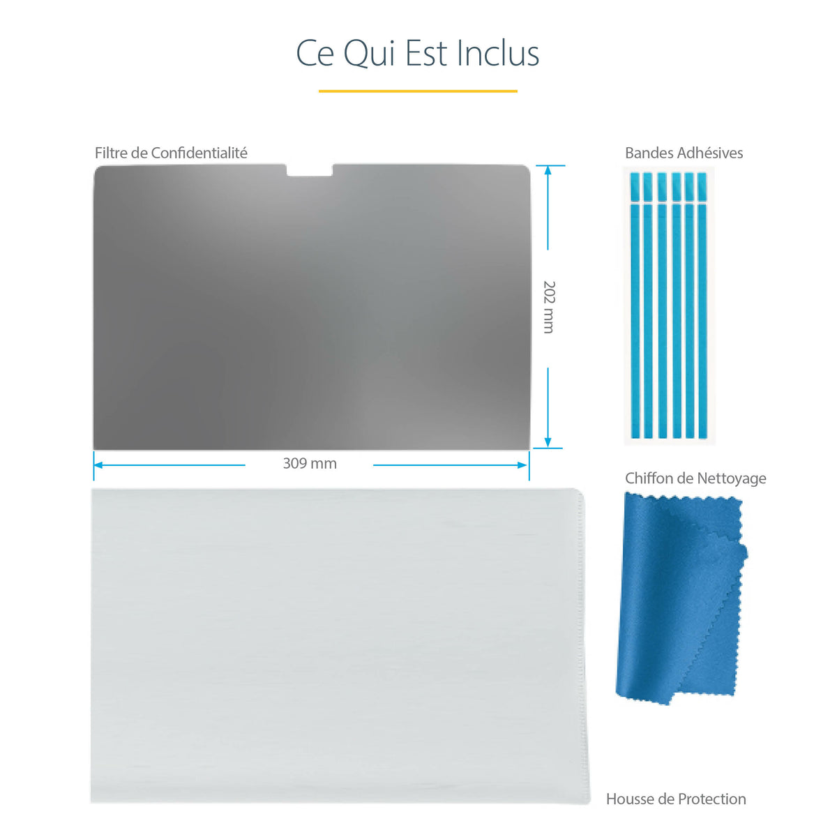 Filtre confidentialité MacBook Pro 14" - STARTECH