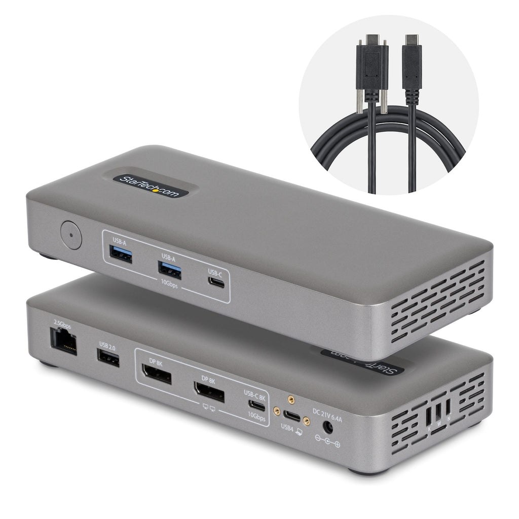 Station d'accueil USB4/Thunderbolt 4/5 - 2 écrans DP - 100W
