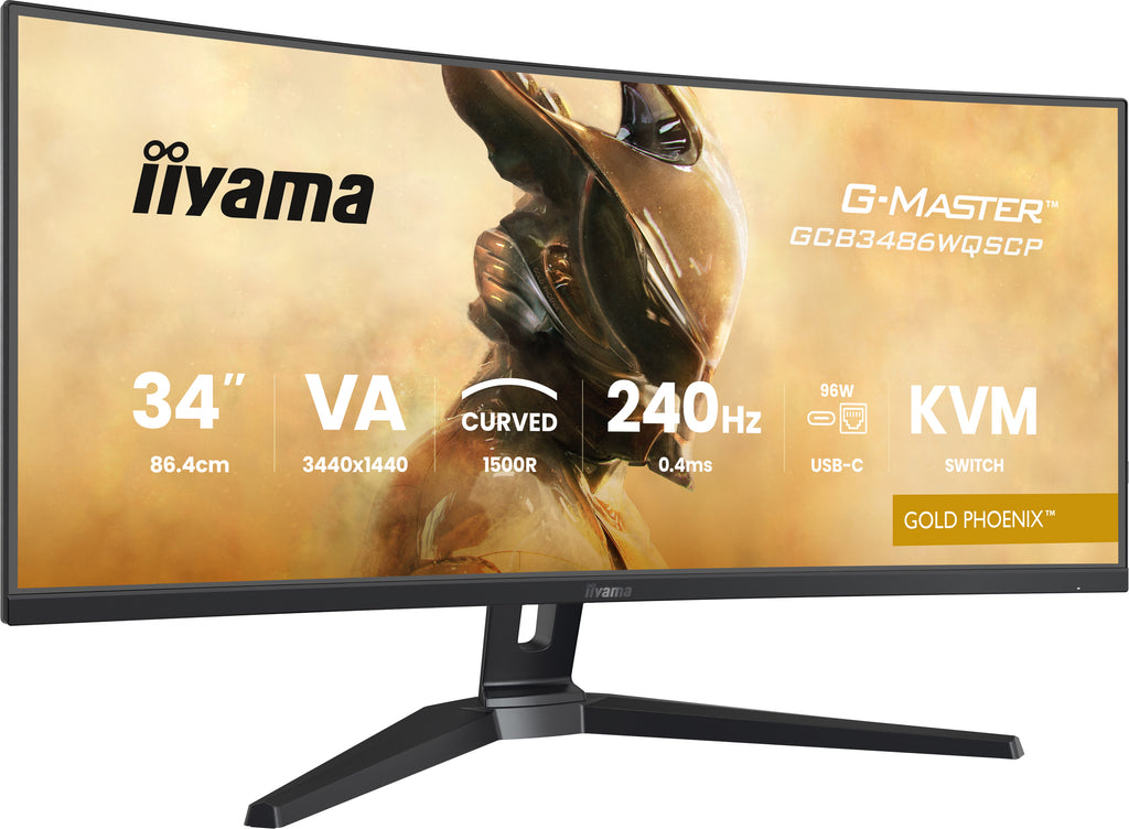 IIYAMA G-MASTER Gold Phoenix 34" 240Hz UWQHD - Écran Gaming
