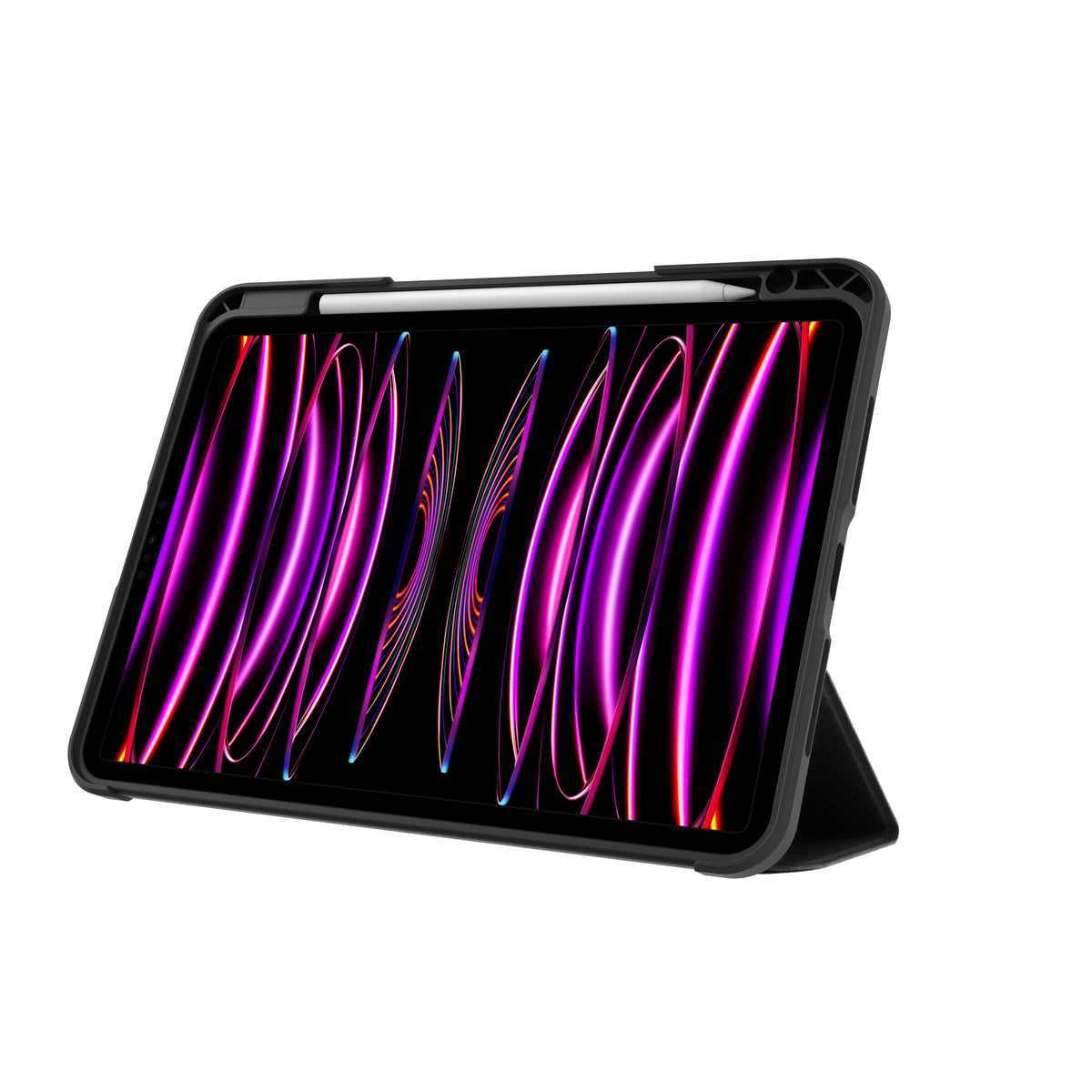 Étui à rabat noir pour iPad Pro 11" M4/M5 - Mayfair Pro