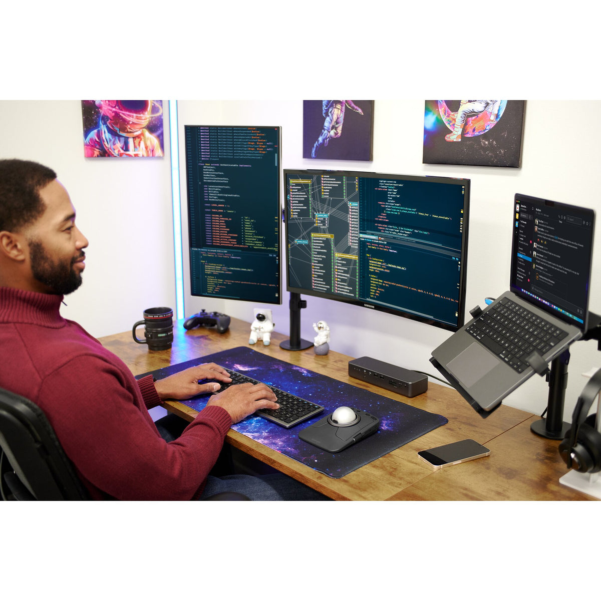 Clavier Kensington KB535 EQ multi-appareils rechargeable AZERTY