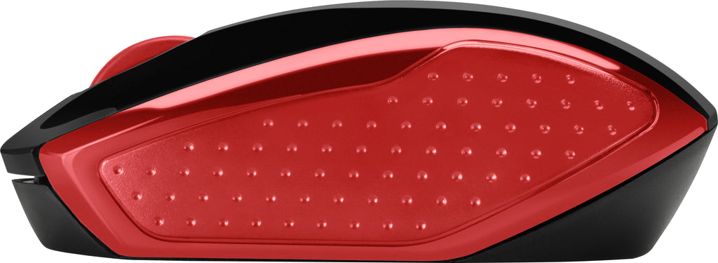 Souris HP 200 sans fil optique rouge - Droitiers & gauchers