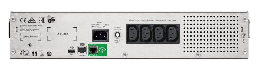 APC Smart-UPS C 1500VA LCD RM 2U 230V - Onduleur sécurisé