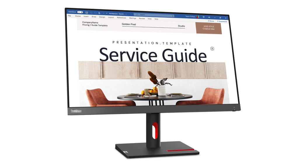 Écran LED Lenovo ThinkVision S24i-30 24" Full HD IPS