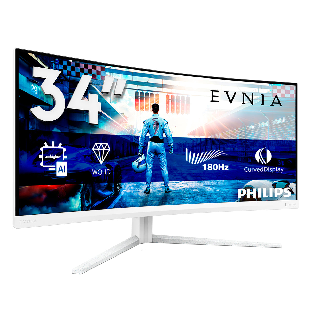 Philips Evnia 5000 34" écran gaming incurvé WQHD 180Hz HDR400