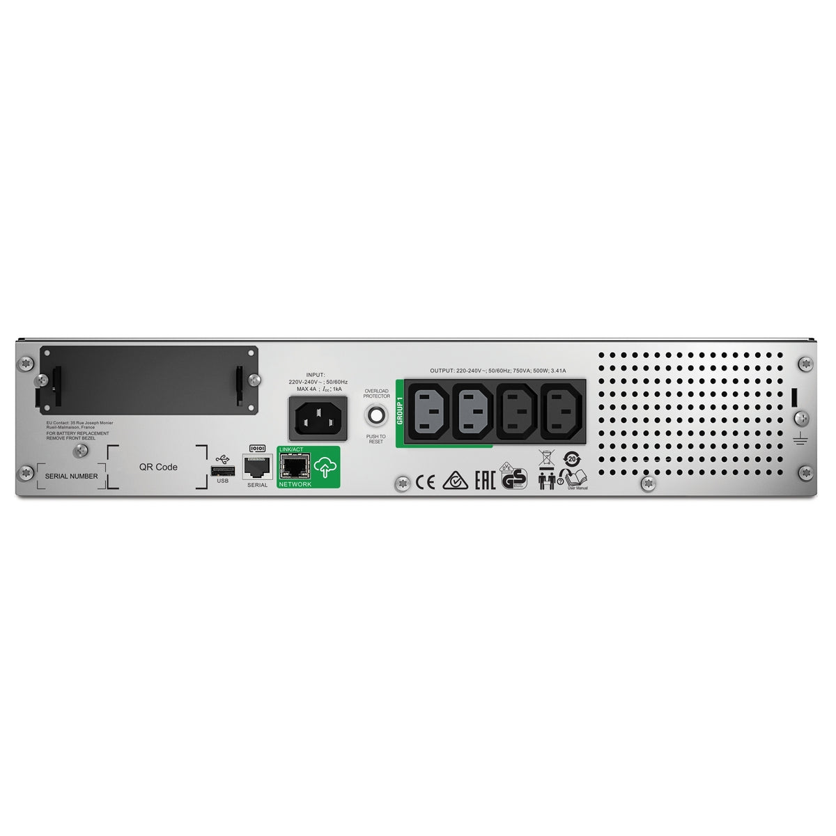 Onduleur APC Smart-UPS 750VA LCD RM 2U