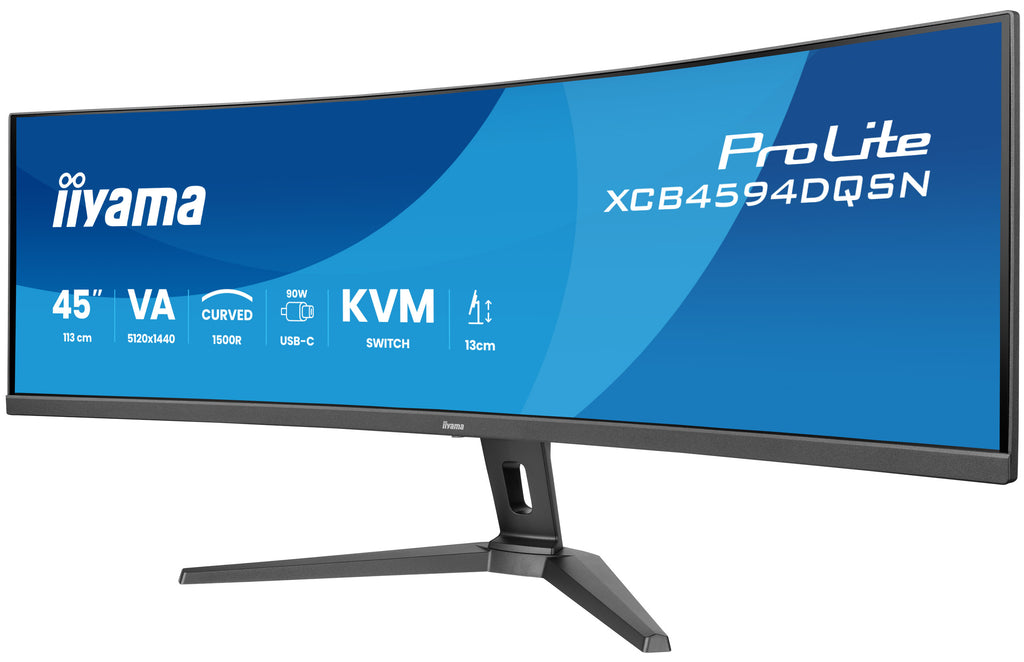 Écran LED incurvé IIYAMA 45" 5K1440p 165Hz HDR400