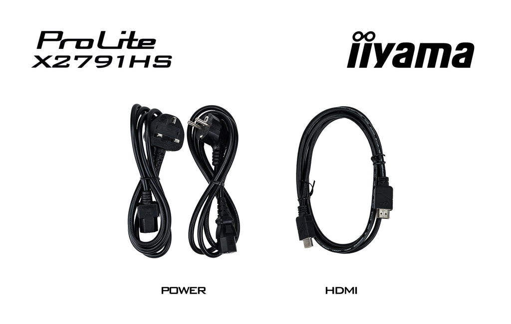Écran LED IIYAMA 27" Full HD 120 Hz - ProLite X2791HS-B1