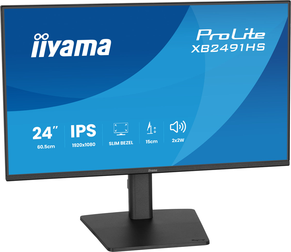 Écran LED IIYAMA 24" Full HD 120Hz - ProLite XB2491HS-B1
