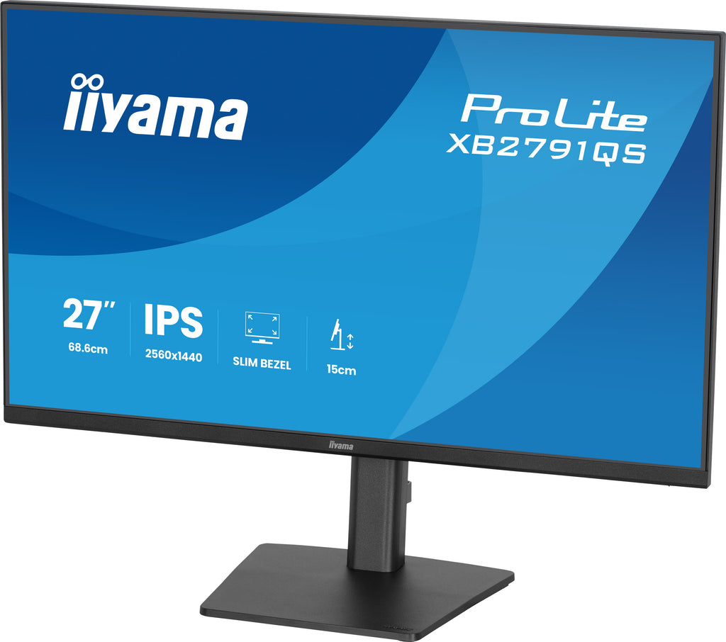 Écran LED 27" QHD 75Hz IPS - iiyama ProLite XB2791QS-B1