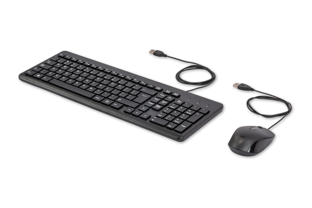 Ensemble clavier souris HP noir USB QWERTY anglais