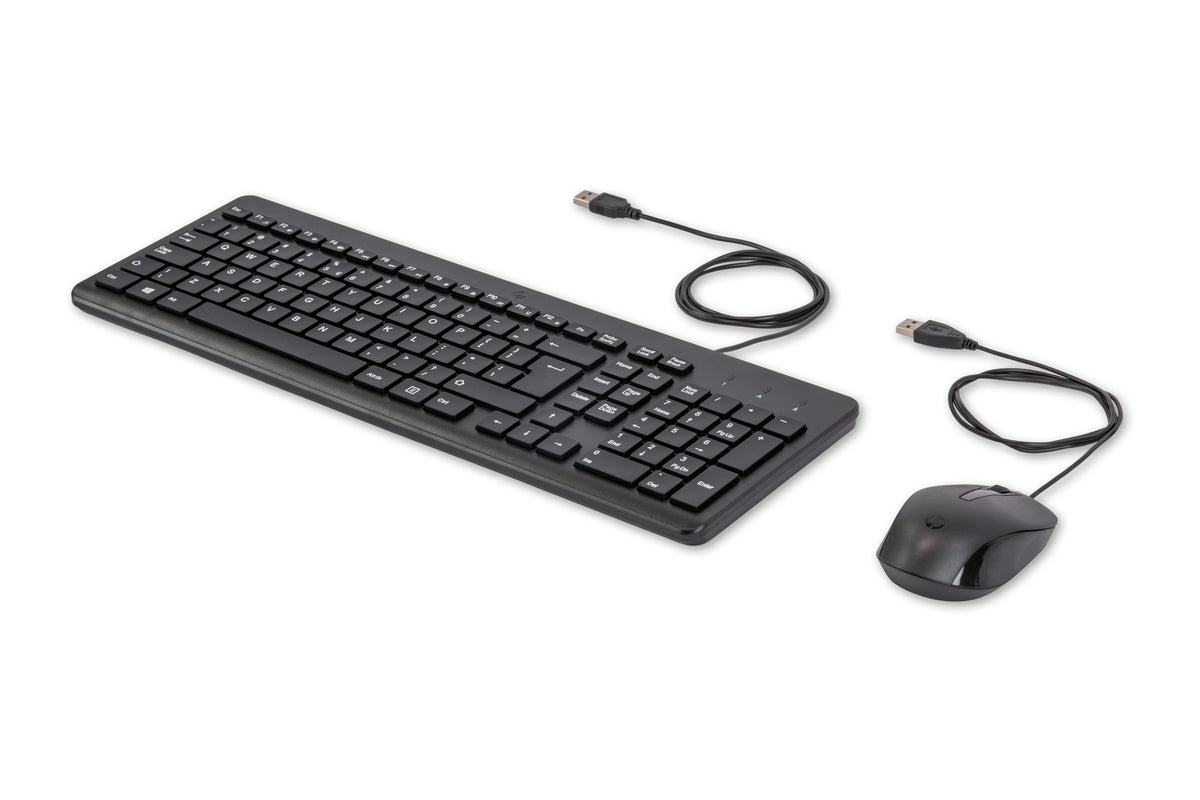 Ensemble clavier souris HP noir USB QWERTY anglais