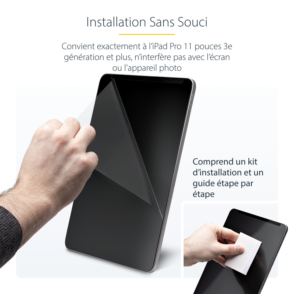 Protection écran 4 voies iPad Pro 11" StarTech