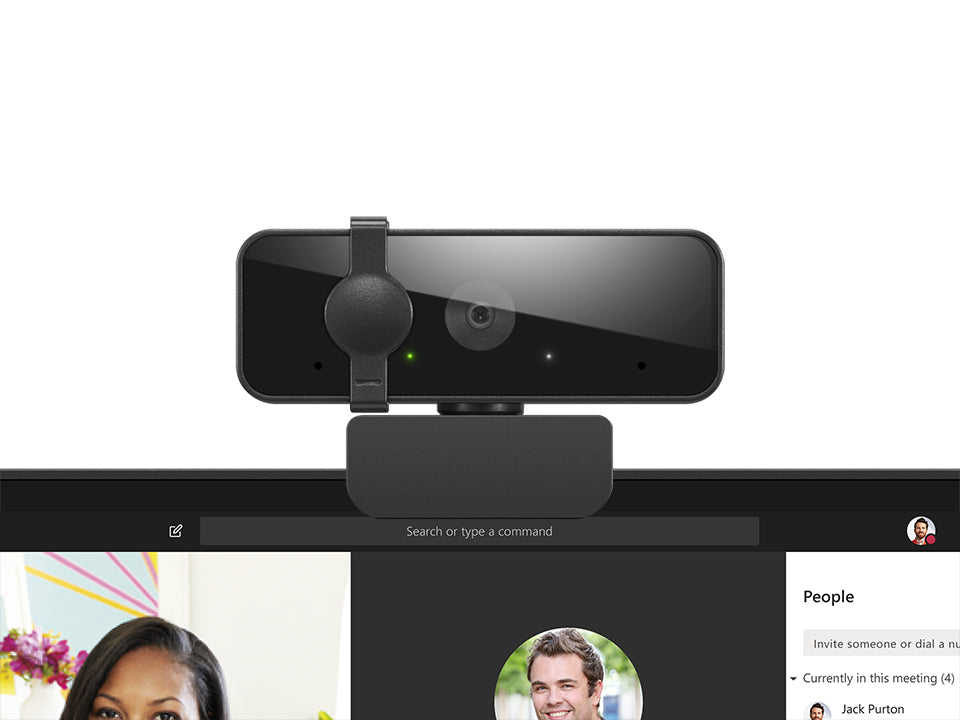 Webcam Lenovo Essential Full HD 1080p avec audio - USB 2.0
