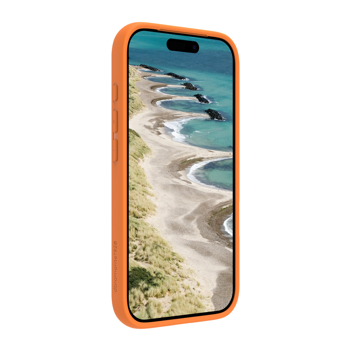 Coque iPhone 17 Pro orange MagSafe - DBRAMANTE1928