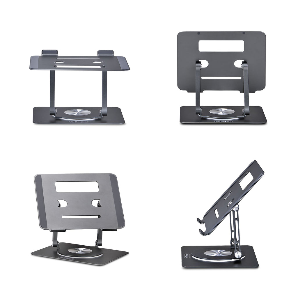 Support PC portable 360° argent StarTech - Bureau ergonomique
