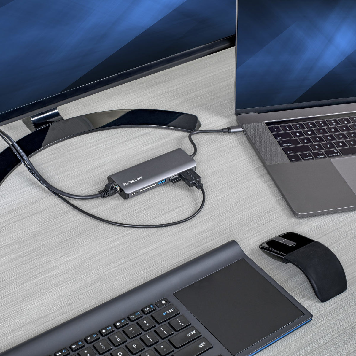 Station d'accueil StarTech pour Mac/Windows - 2x4K, USB 10Gbps, PD 3.0
