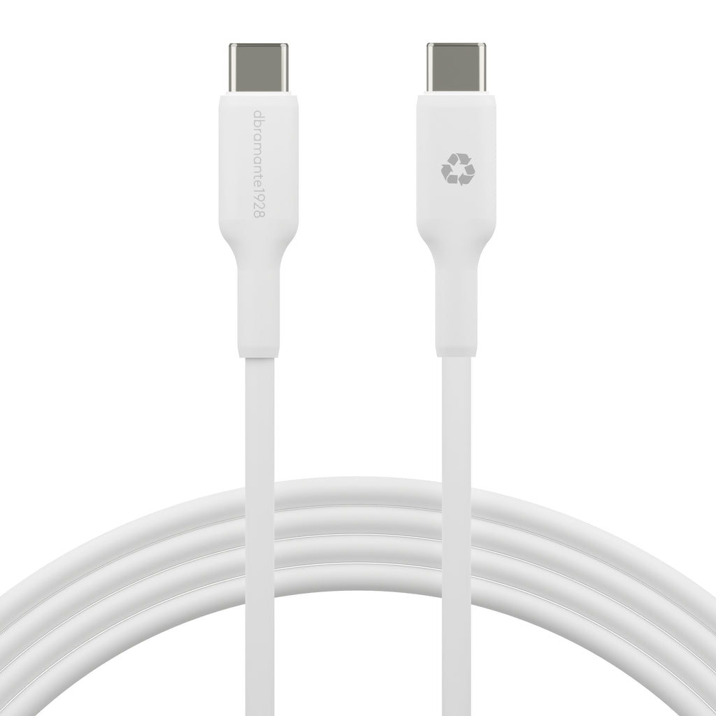 Câble USB-C vers USB-C 2m blanc - DBRAMANTE1928