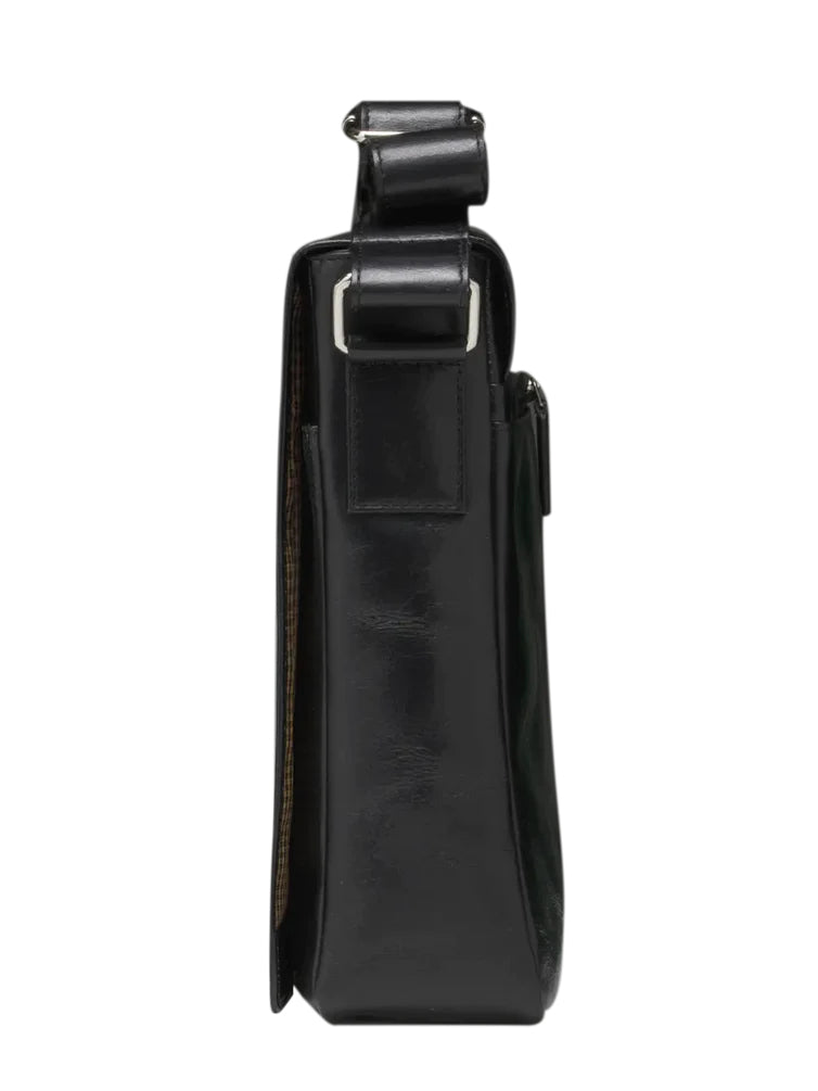 Sacoche ordinateur portable 14" noir cuir DBRAMANTE1928