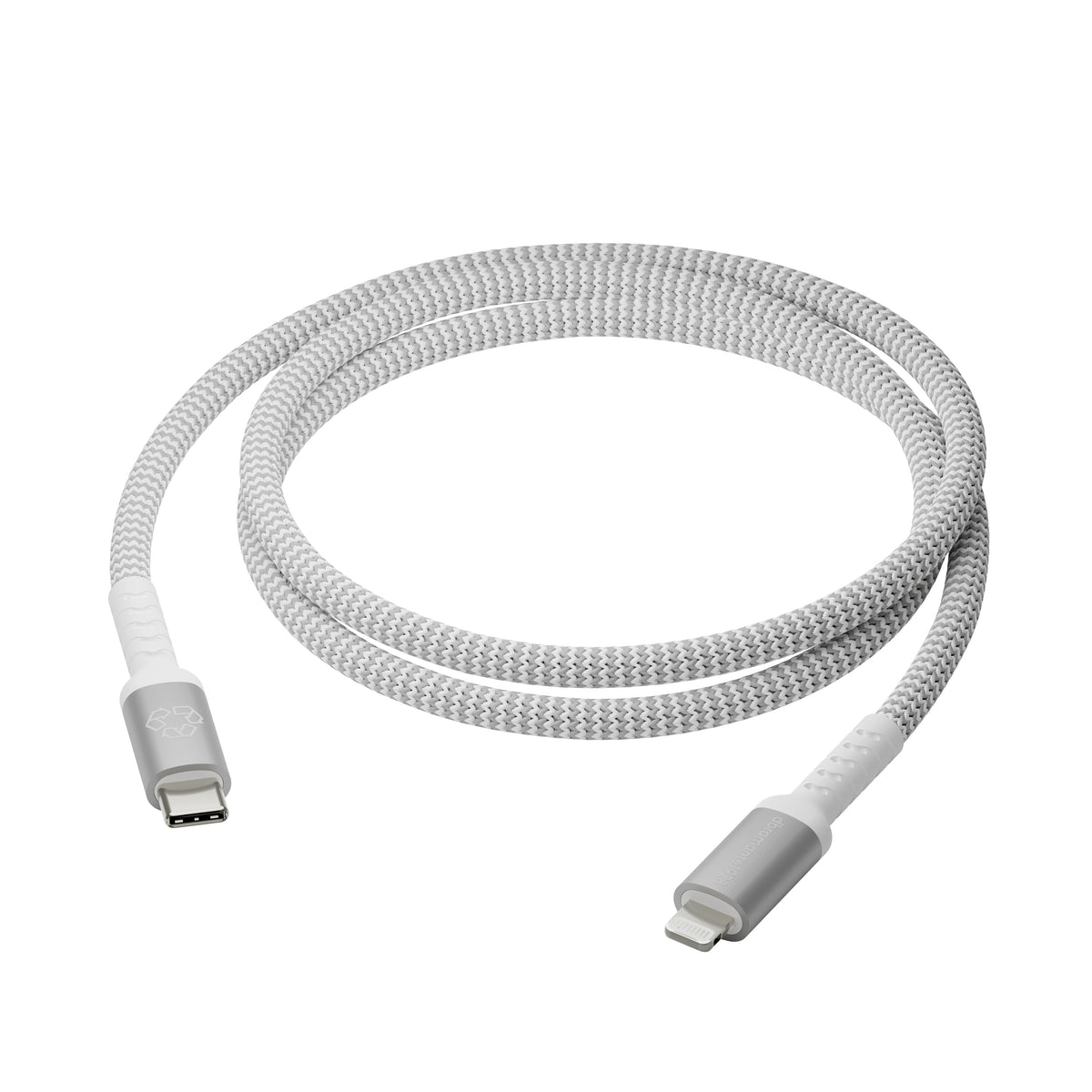 Câble Lightning tressé 1.2m - 100% plastique recyclé