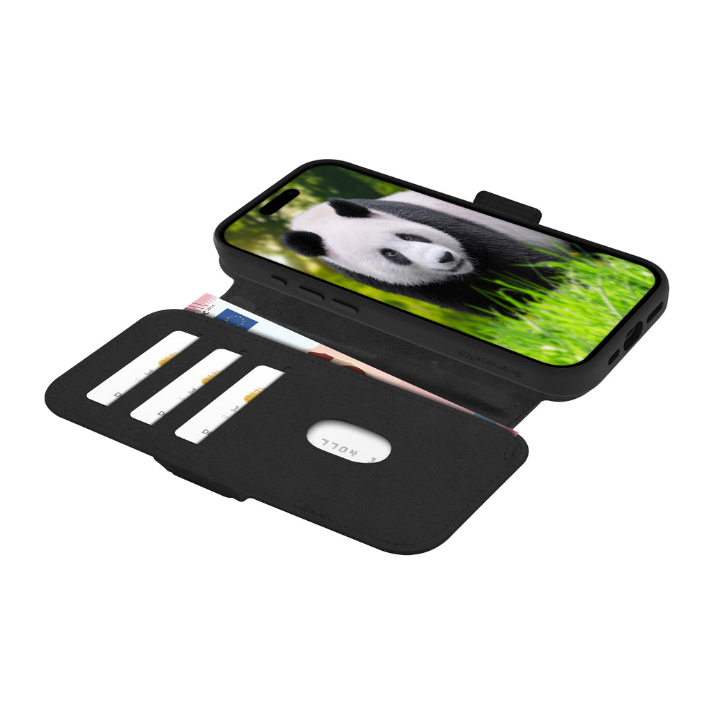 Étui iPhone 17 cuir MagSafe noir DBRAMANTE1928