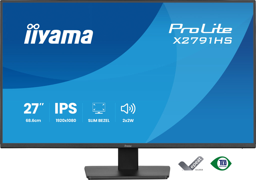 Écran LED IIYAMA 27" Full HD 120 Hz - ProLite X2791HS-B1