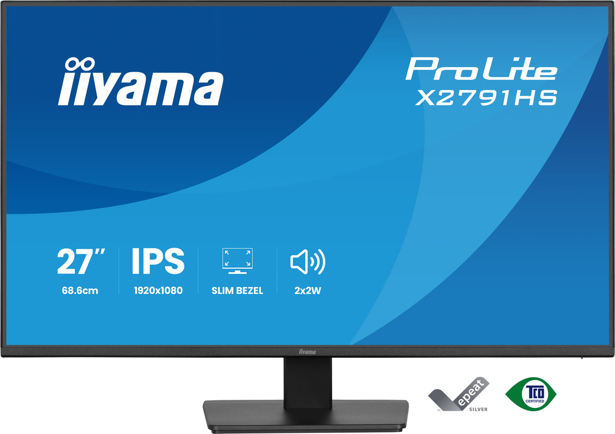 Écran LED IIYAMA 27" Full HD 120 Hz - ProLite X2791HS-B1