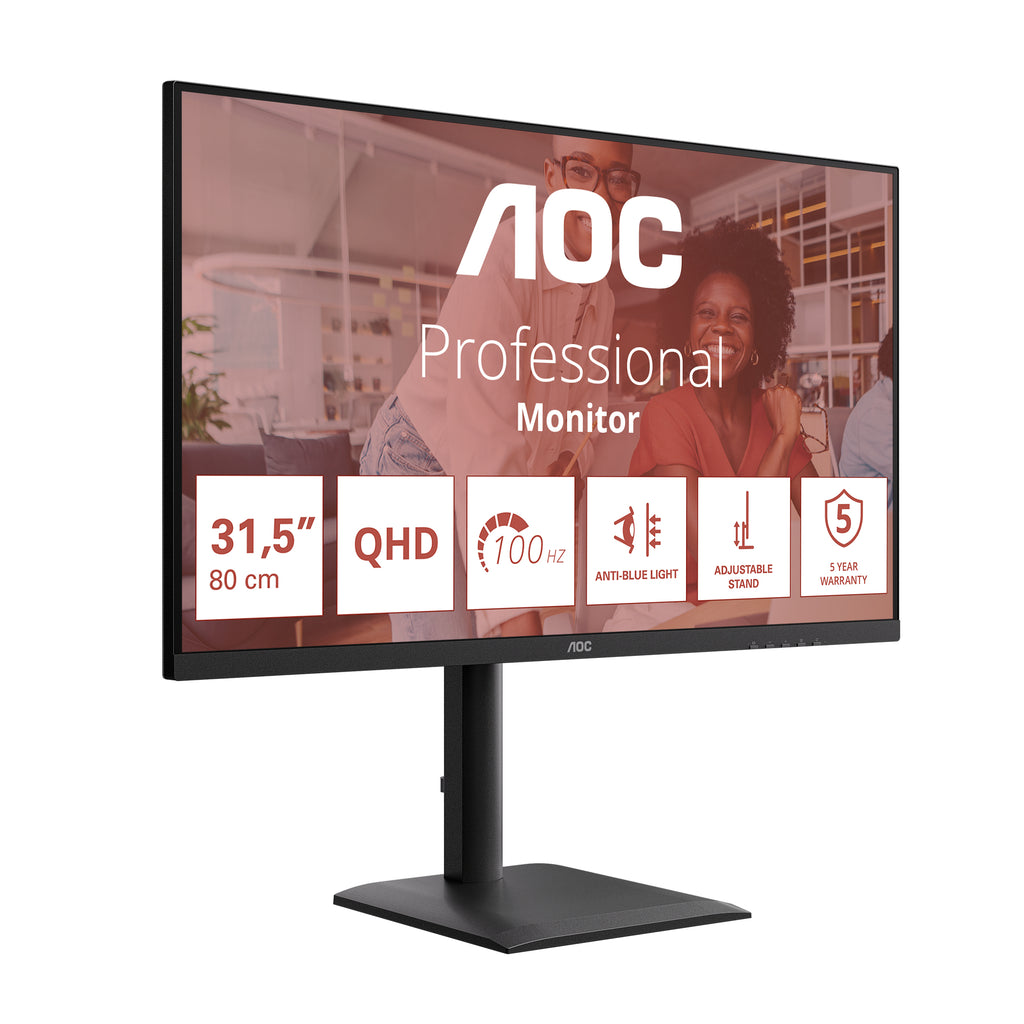 AOC E4 Series 32" QHD 100Hz - Écran LED IPS