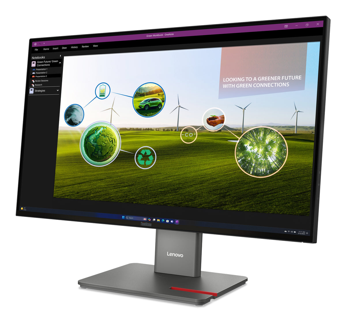 Écran LED 27" QHD 120Hz Lenovo ThinkVision P27Q-40