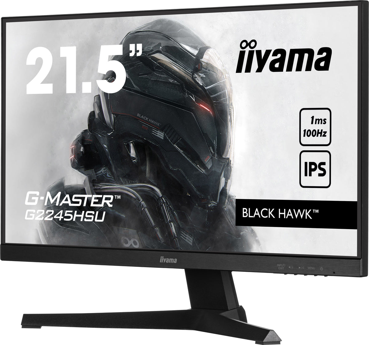 IIYAMA G-MASTER Black Hawk 22" Full HD 100Hz - Écran LED IPS