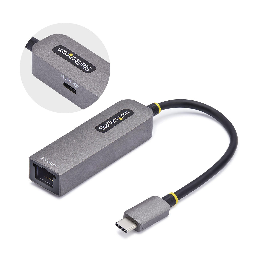 Adaptateur Ethernet USB-C 2.5G StarTech - Thunderbolt 3