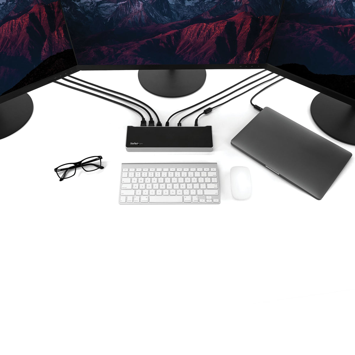Station d'accueil USB-C StarTech 4K - 100W - 1GbE - TAA