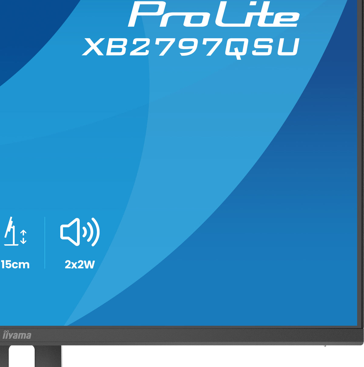Écran LED IIYAMA 27" QHD - 75Hz - IPS - 1ms