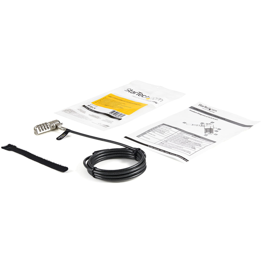 Verrou ordinateur portable sans clé 2m - StarTech