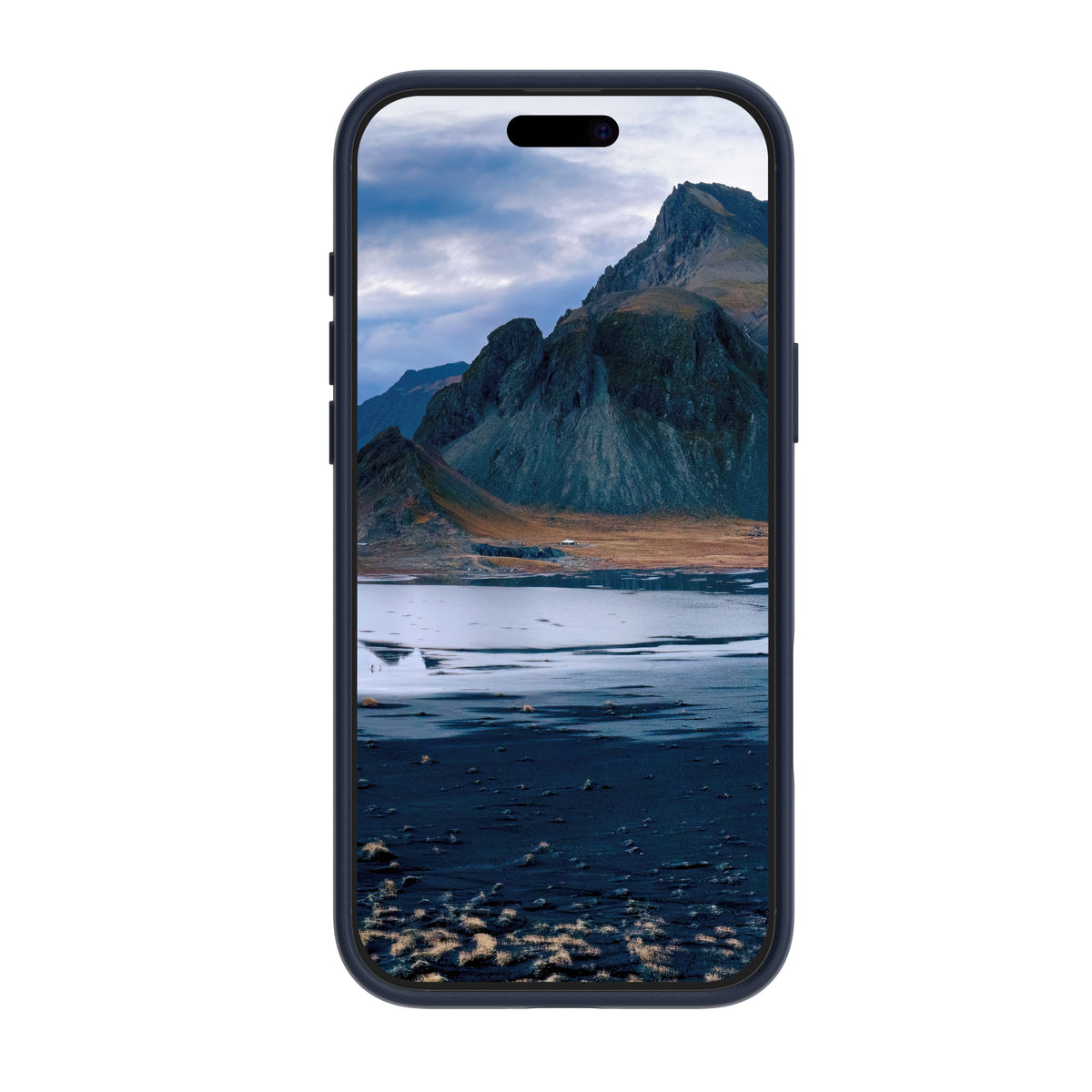 Coque iPhone 16 Pro Max D3O bleu béquille MagSafe