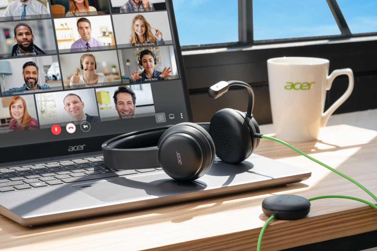 Micro-casque Acer AHW250 filaire USB-A noir - Achat en ligne