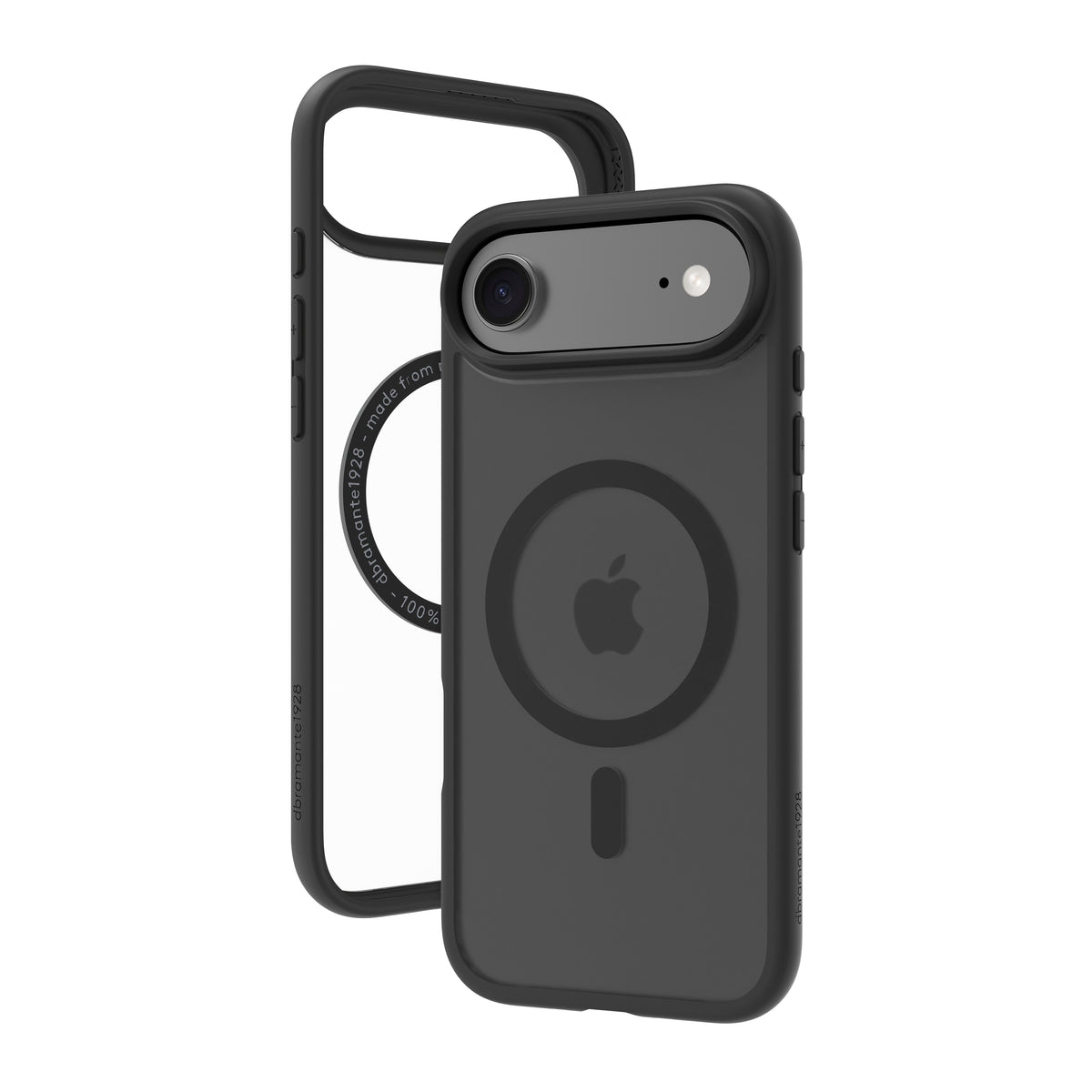 Coque iPhone Air MagSafe - DBRAMANTE1928 - Noir Transparent