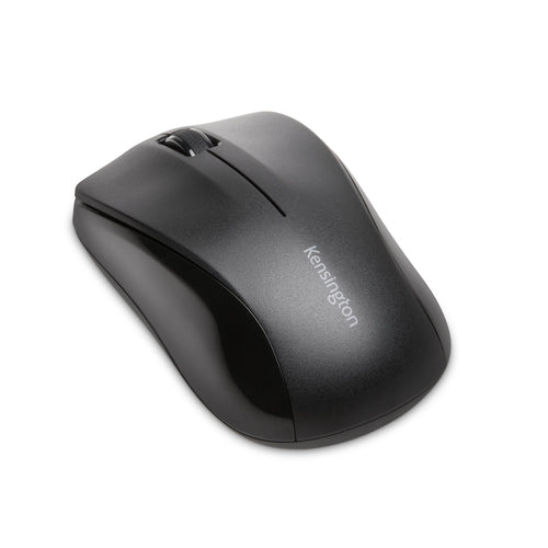 Souris - droitiers et gauchers - optique - 3 boutons - sans fil - 2.4 GHz - récepteur sans fil USB - noir
