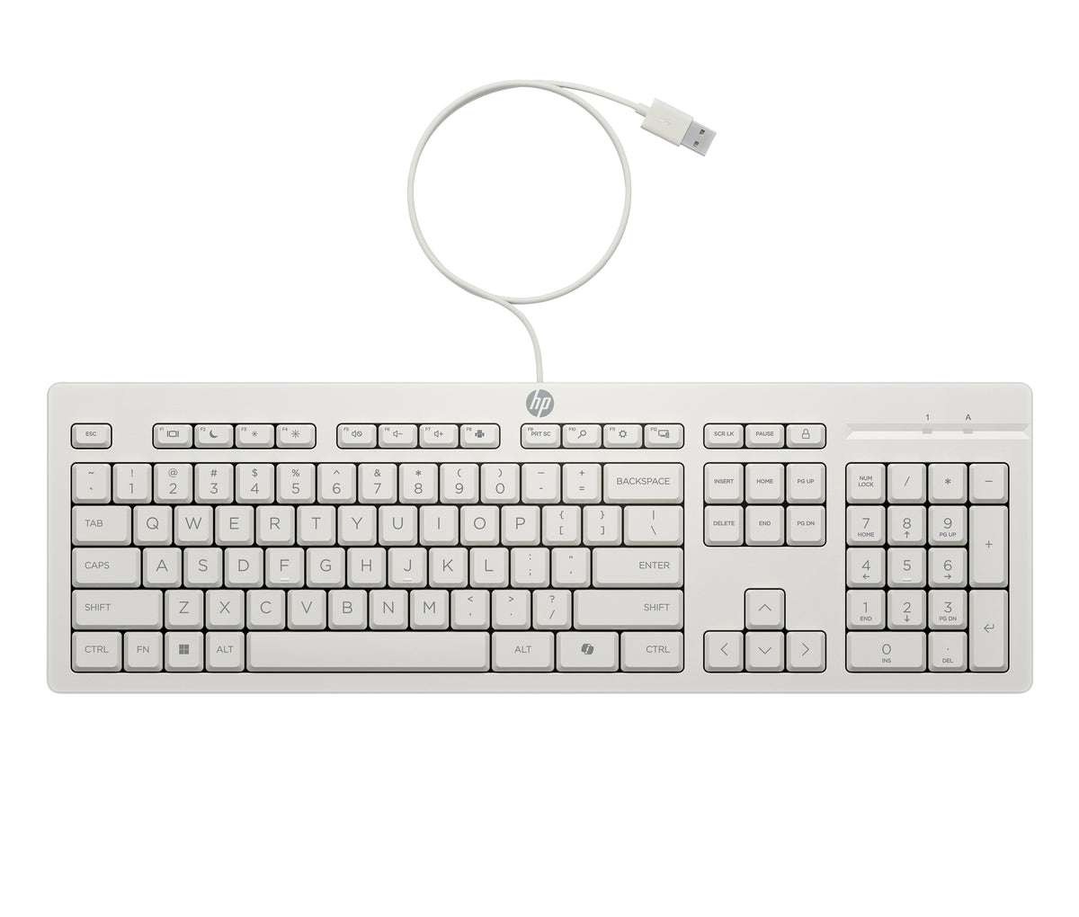 HP 225 Ensemble clavier souris ambidextre AZERTY blanc