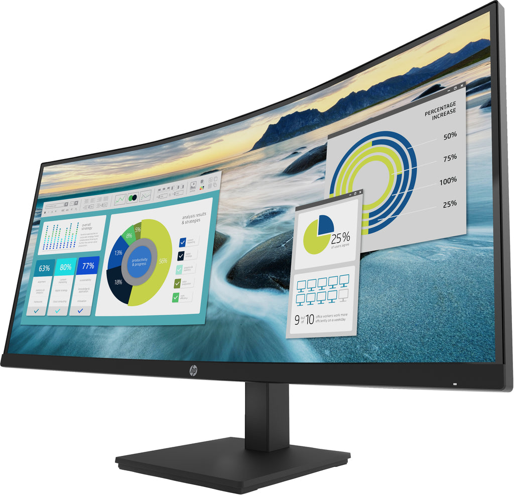 HP P34hc G4 - Écran incurvé 34" WQHD - 60 Hz