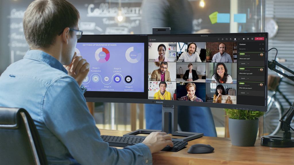 Philips 45B1U6900CH - Écran incurvé 45" Dual Quad HD