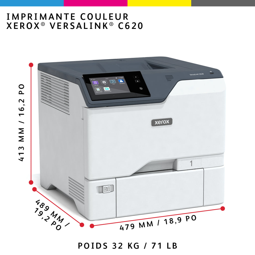 Imprimante Xerox VersaLink C620V_DN - Couleur Laser A4