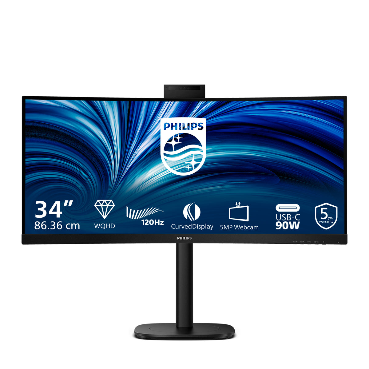 PHILIPS 34B2U3600CH écran incurvé 34" WQHD 120Hz