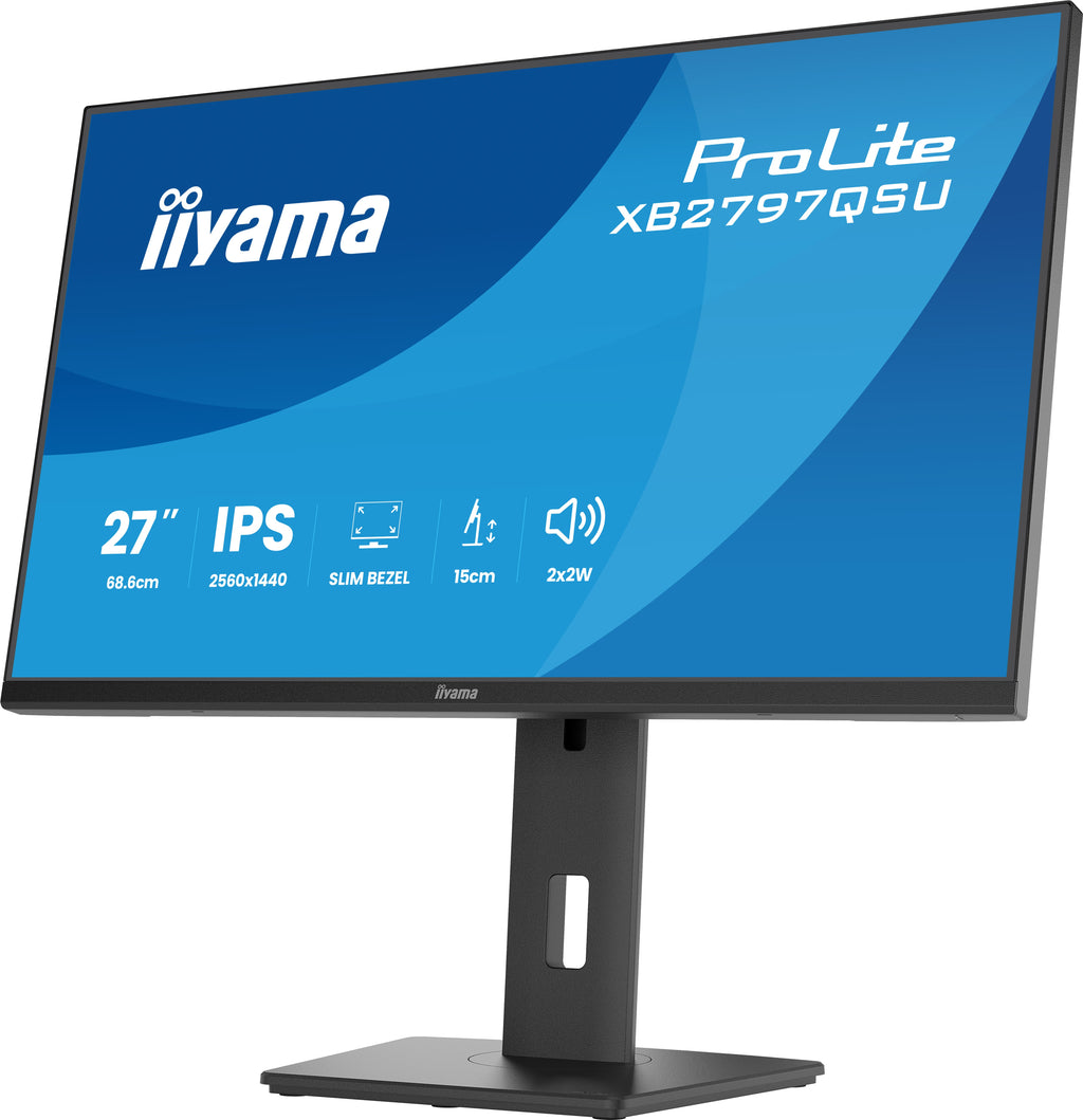 Écran LED IIYAMA 27" QHD - 75Hz - IPS - 1ms